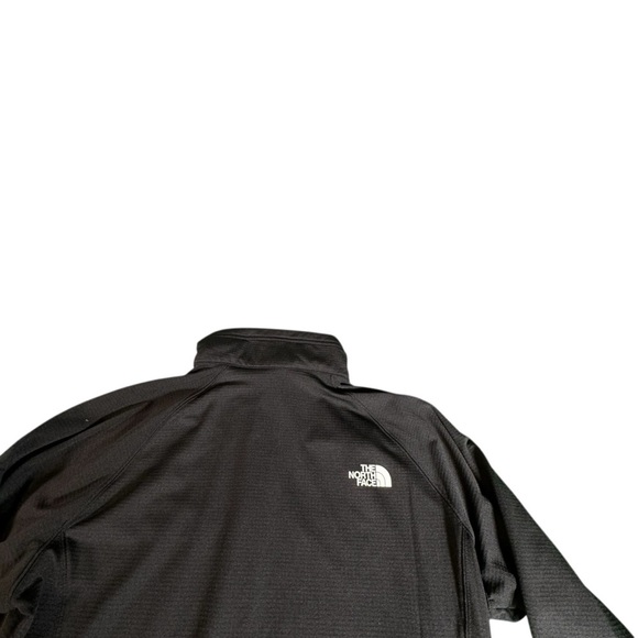 The North Face Men’s XL Jacket Full Zip Black Fleece Lined Logo Arm TransUnion - Picture 10 of 12